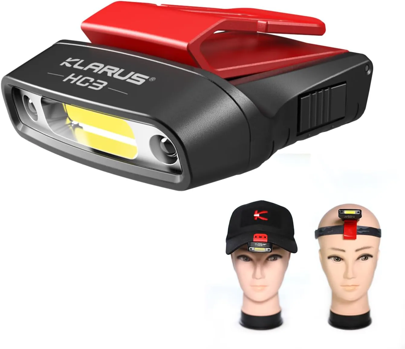 Bild von Klarus HC3 LED Clip-On Lampe mit Sensorsteuerung und 5 dimmbaren Modi für Jagd, Camping und Angeln