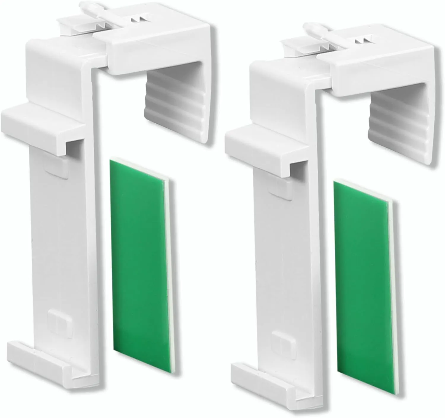 Bild von KLEMMFLEX Klemmhalter für Klemmfix Rollo, Doppelrollo und Duorollo, 2 Stück, ohne Bohren, für PVC und Holzfenster