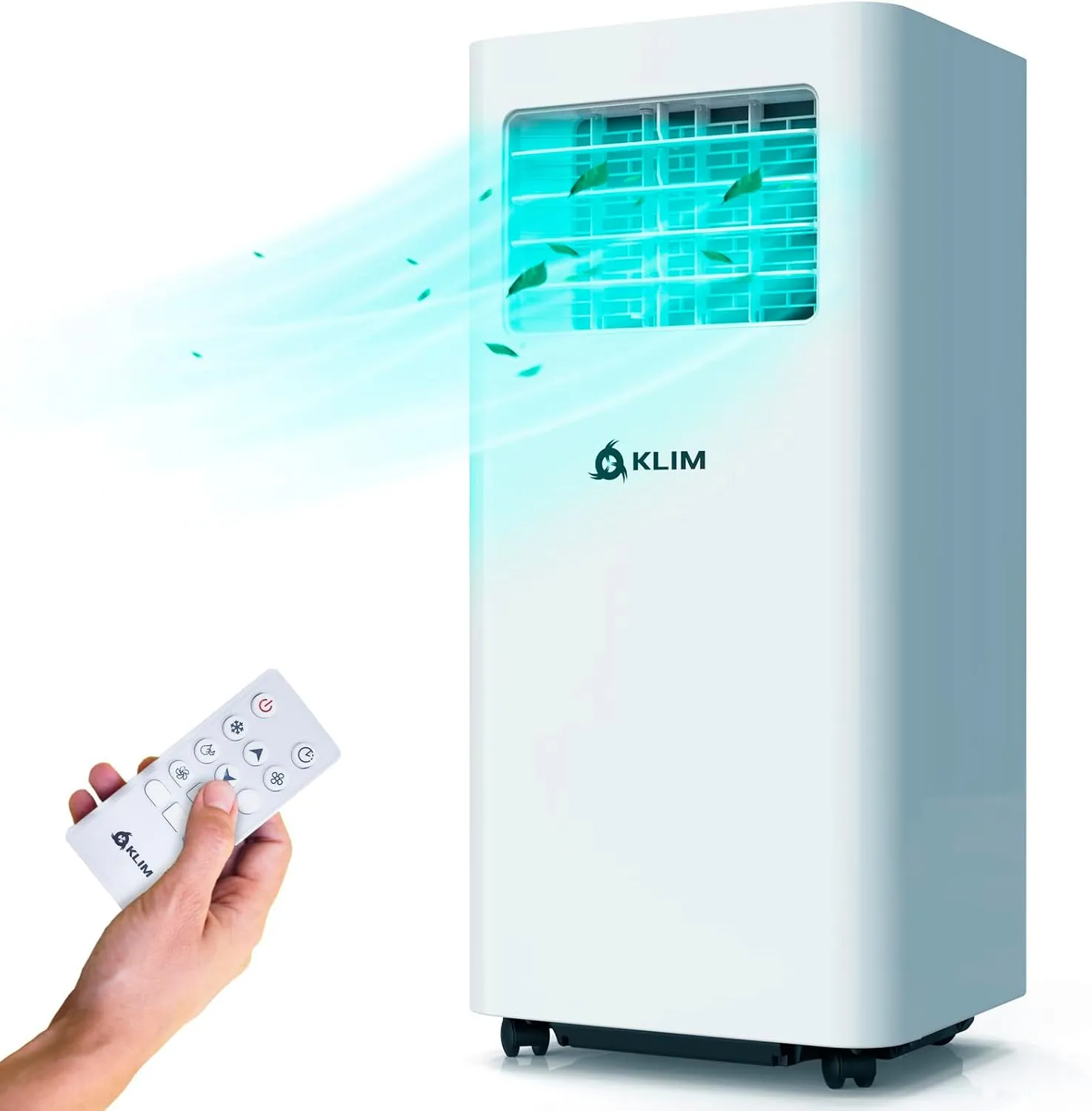 Bild von KLIM K9000 mobile Klimaanlage 3-in-1 mit Entfeuchtungsfunktion, Ventilator und Kühlmodus, 9000 BTU, inkl. Fernbedienung und 5 Jahren Schutz