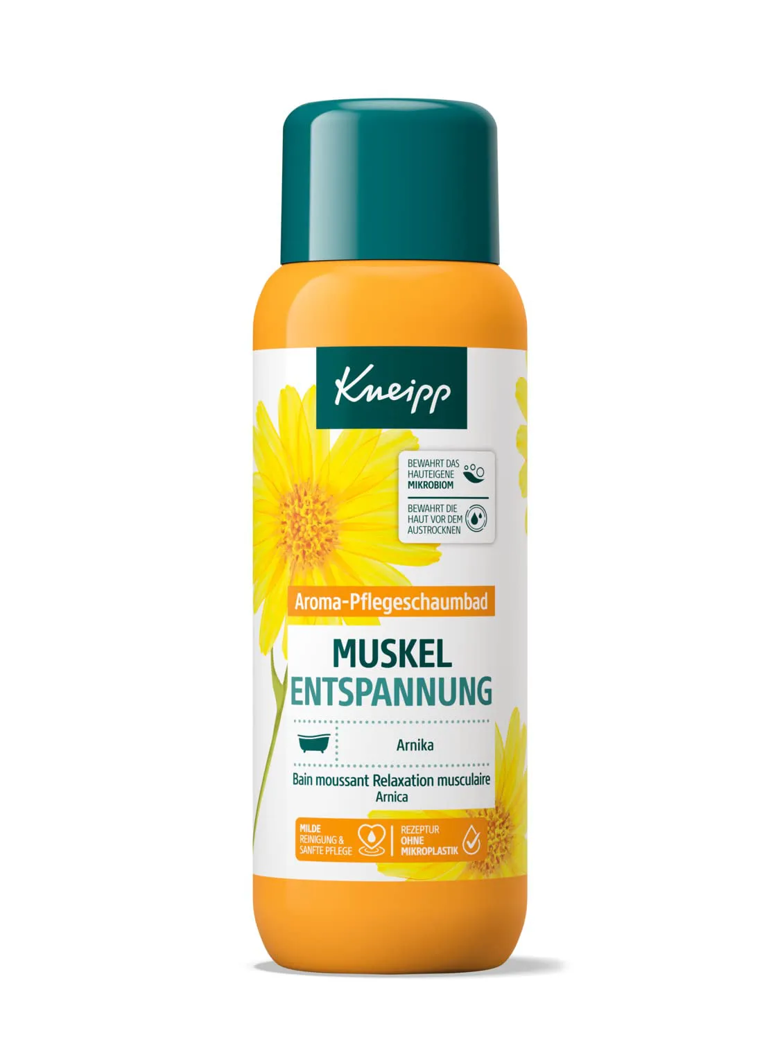 Bild von Kneipp Aroma-Pflegeschaumbad Muskel Entspannung mit Arnika und ätherischen Ölen, 400 ml