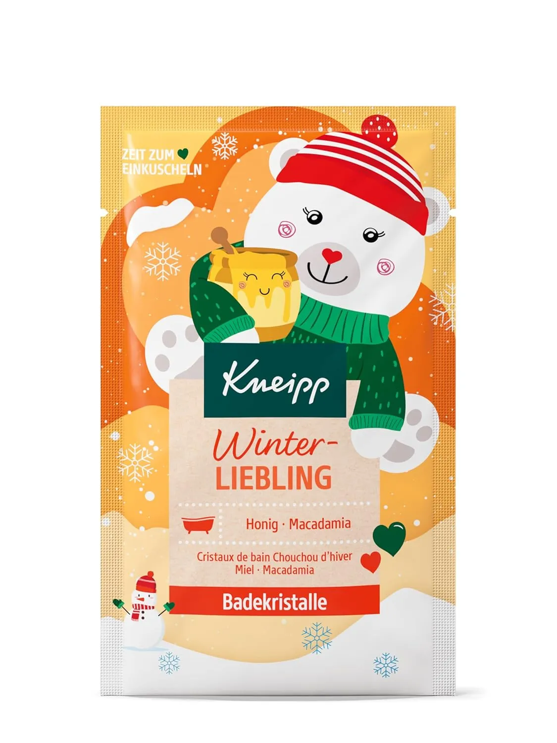 Bild von Kneipp Badekristalle Winterliebling mit Honigextrakt und Macadamianuss, 60g