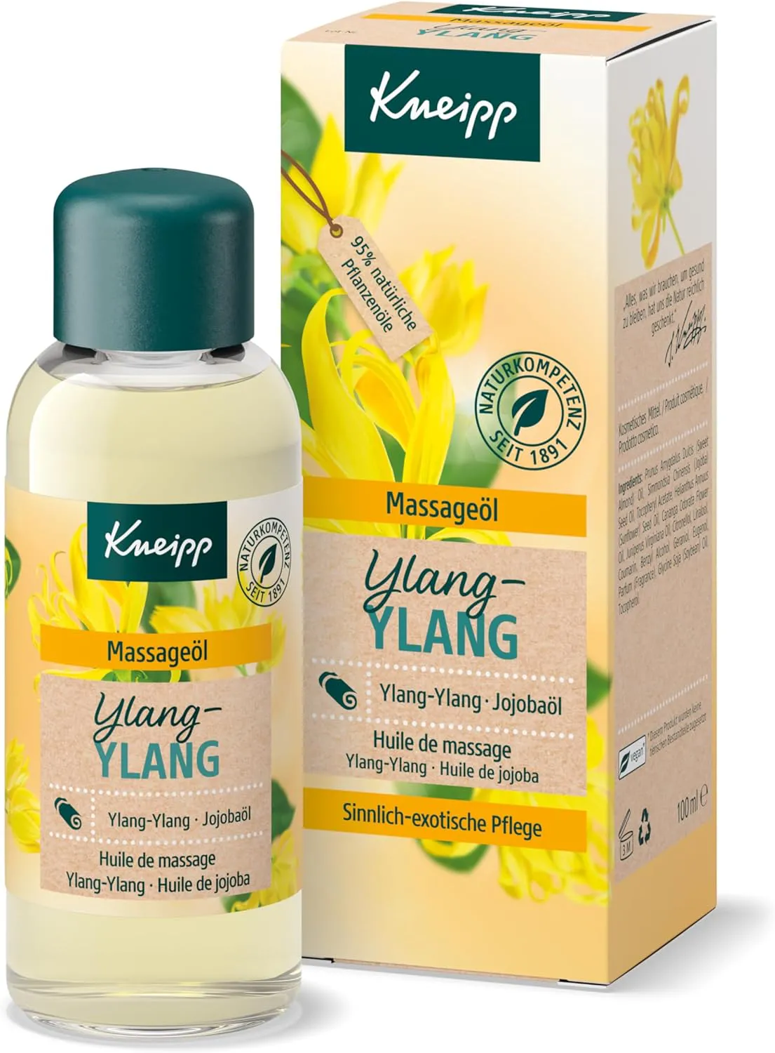 Bild von Kneipp Massageöl Ylang-Ylang 100 ml für sinnlich-exotische Momente