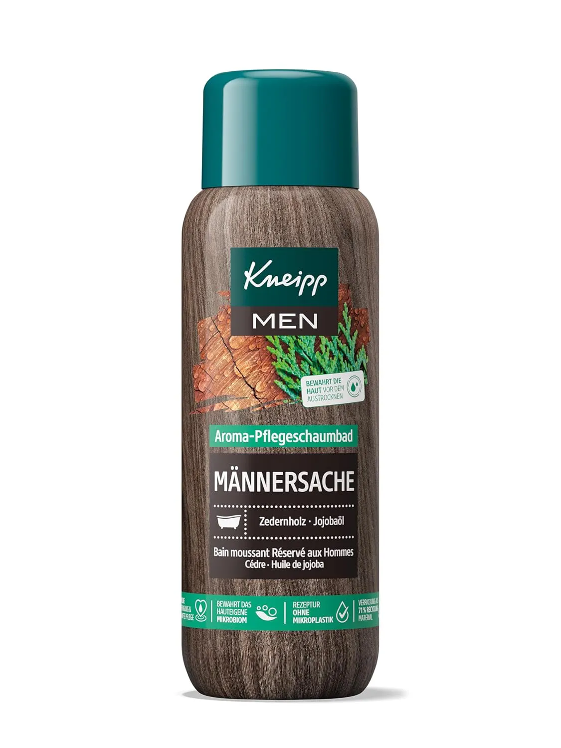 Bild von Kneipp MEN Aroma-Pflegeschaumbad mit Zedernholzöl und Jojobaöl, 6 x 400ml