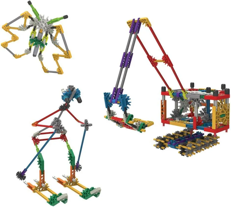 Bild von K'NEX 12418 Fantasie Baukasten mit 480 Teilen und 35 Modellen, geeignet für Kinder ab 7 Jahren