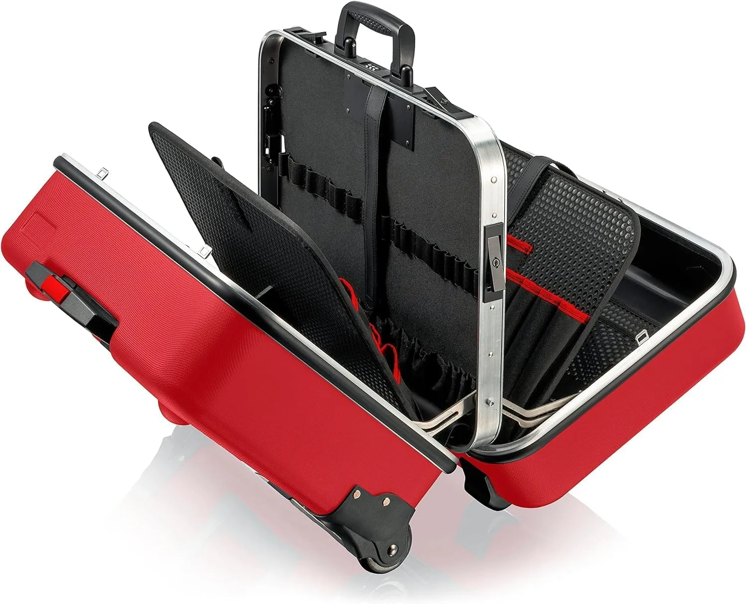 Bild von KNIPEX 98 99 15 Werkzeugkoffer BIG Twin Move RED leer