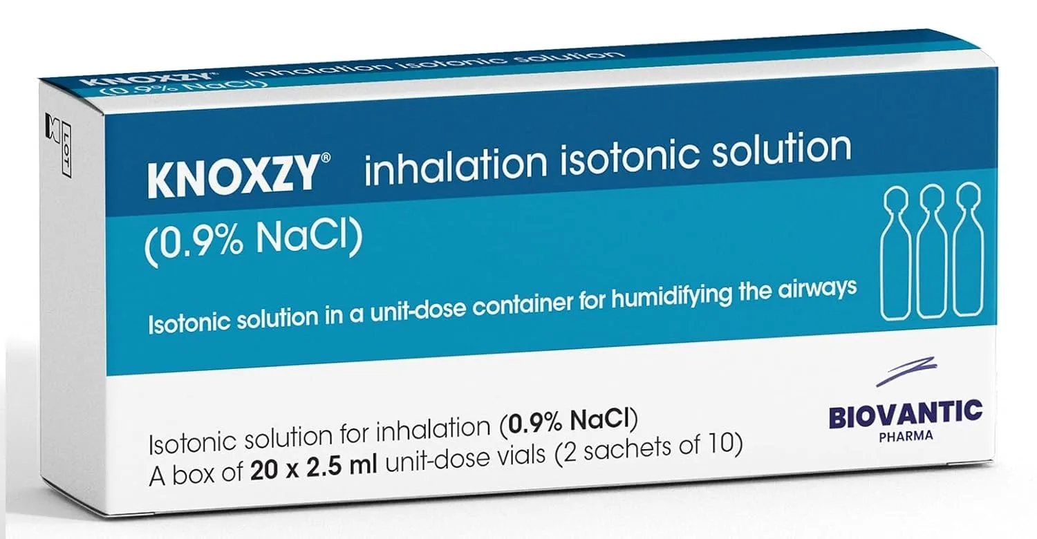 Bild von KNOXZY Sterile isotonische Kochsalzlösung 0,9% in 20 Einheits-Dosierfläschchen zu je 2,5 ml