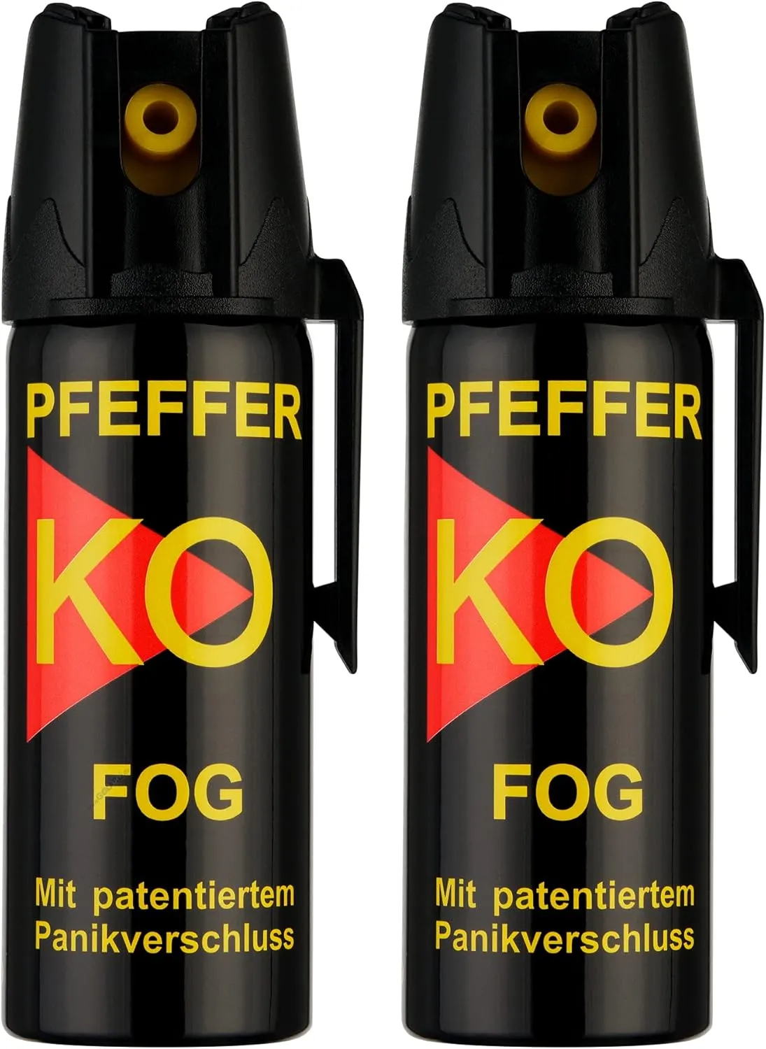Bild von KO Pfefferspray Jet Fog Set mit 2 x 50 ml für Selbstverteidigung und Hundeabwehr, Made in Germany