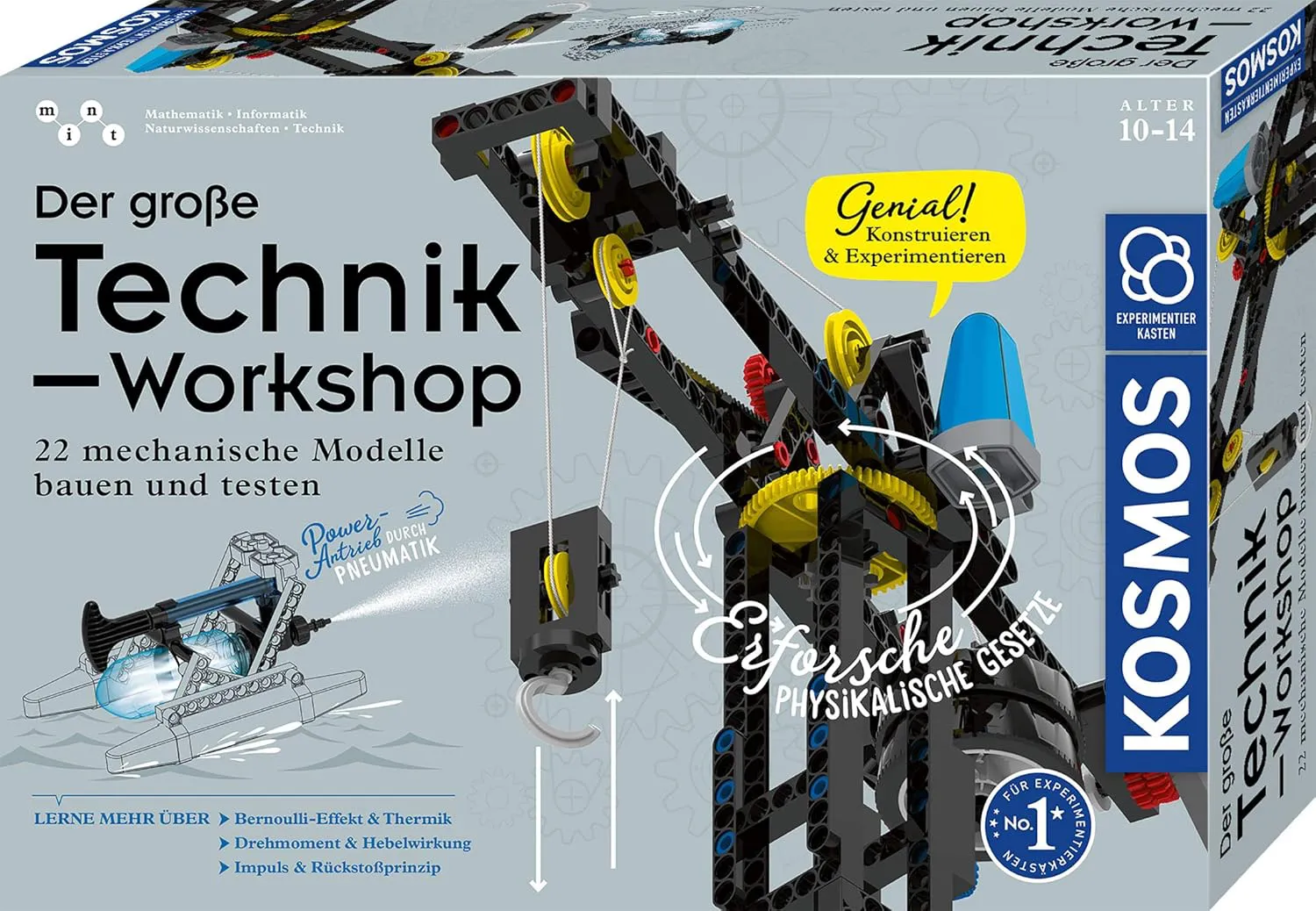Bild von KOSMOS 620851 Technik-Workshop mit 22 mechanischen Modellen für Kinder von 10 bis 14 Jahren