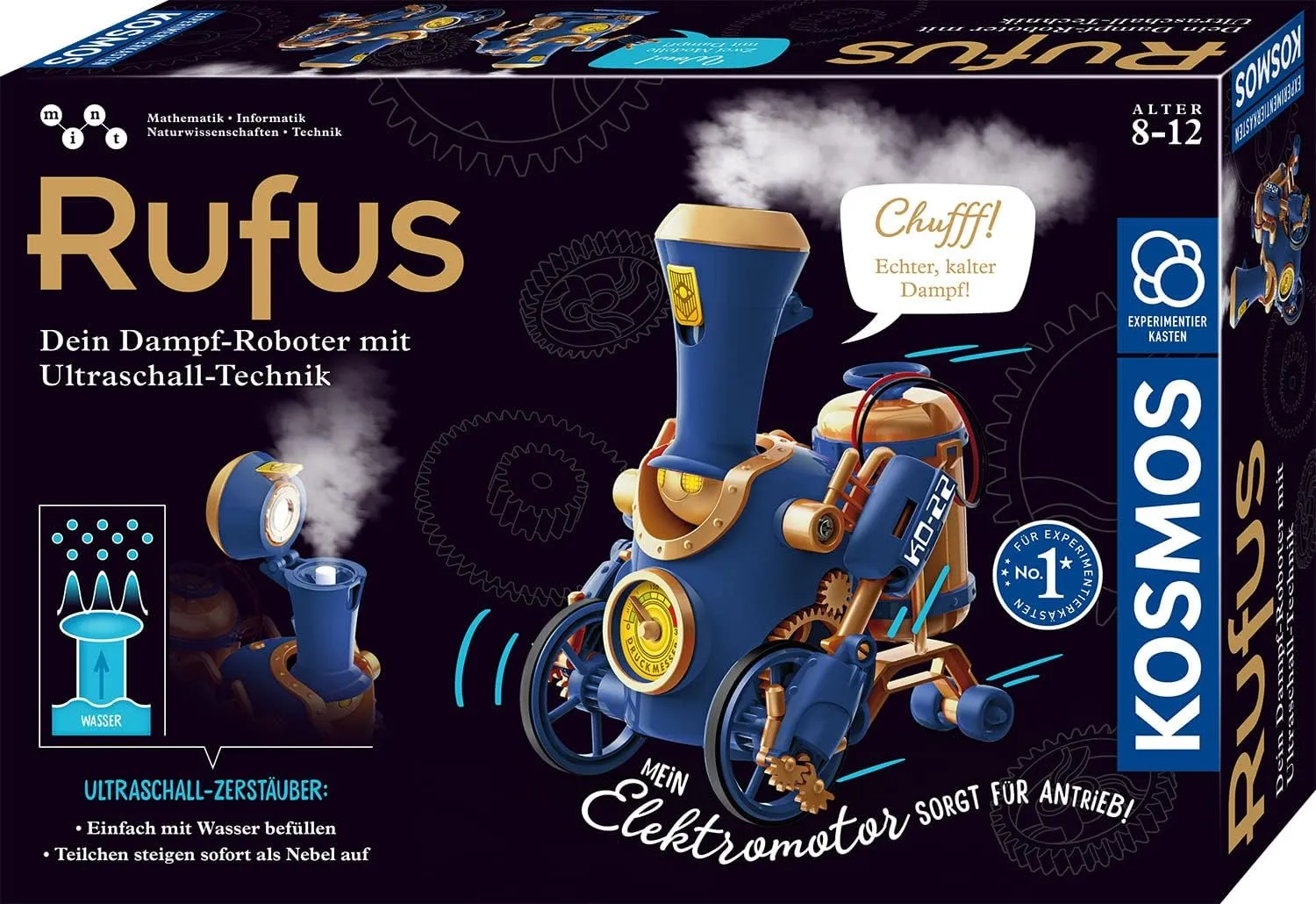 Bild von KOSMOS 621131 Rufus Dampf-Roboter mit 3 Modi für Kinder ab 8 Jahren