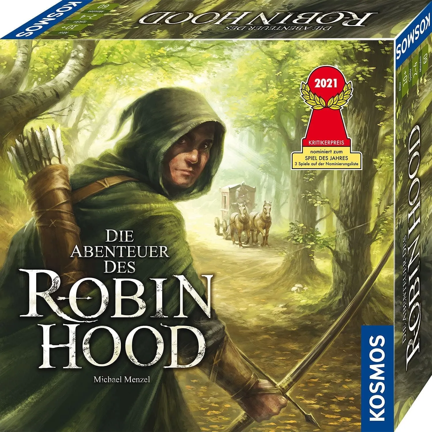 Bild von KOSMOS 680565 Abenteuer des Robin Hood, kooperatives Familienspiel für 2 bis 4 Spieler ab 10 Jahren, nominiert zum Spiel des Jahres 2021