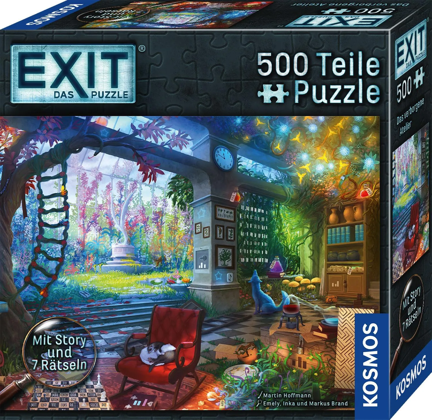 Bild von KOSMOS EXIT Das Puzzle Das verborgene Atelier mit 500 Teilen für Erwachsene und Kinder ab 10 Jahren