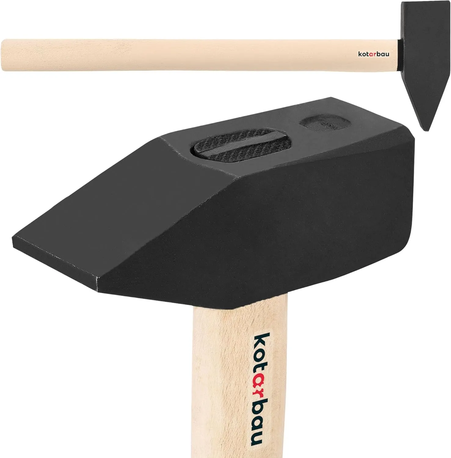 Bild von KOTARBAU Hammer 6 kg mit 700 mm Holzschaft und Stahlkopf für Schlosserarbeiten