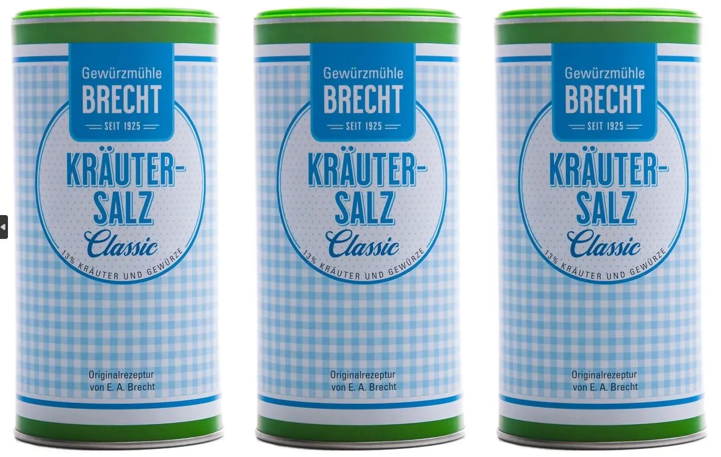 Bild von Kräutersalz Classic im 3er Pack mit je 500 Gramm