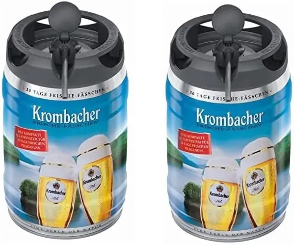 Bild von Krombacher Pils Frische-Fässchen 2 x 5 Liter mit 4,8% vol.