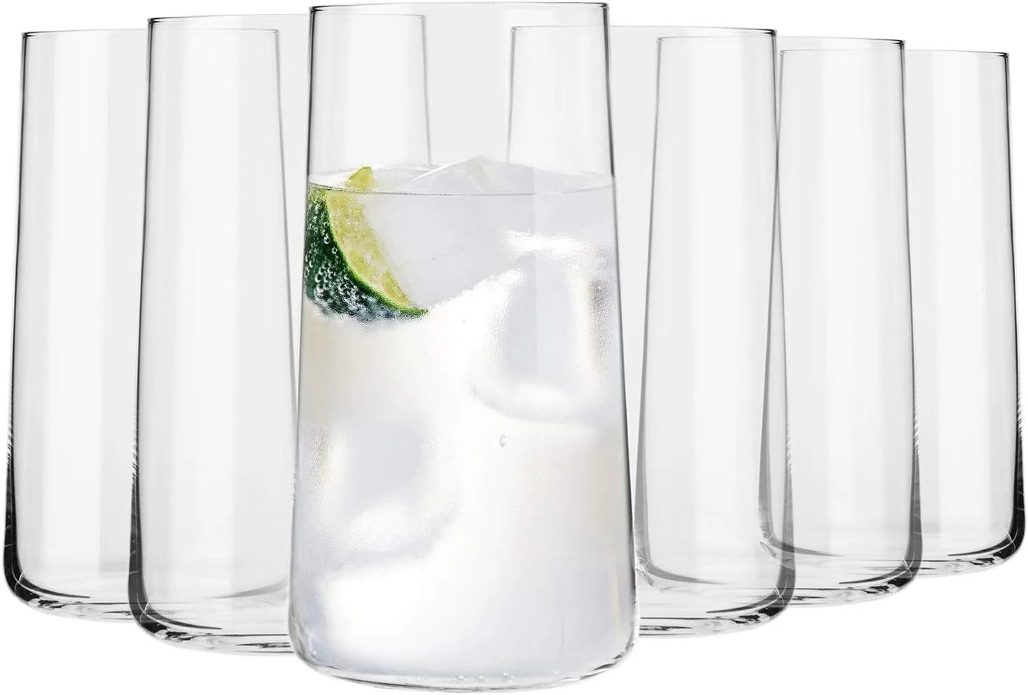Bild von Krosno Avantgarde Highball-Saftglas Set mit 6 Gläsern, 540 ml, spülmaschinenfest