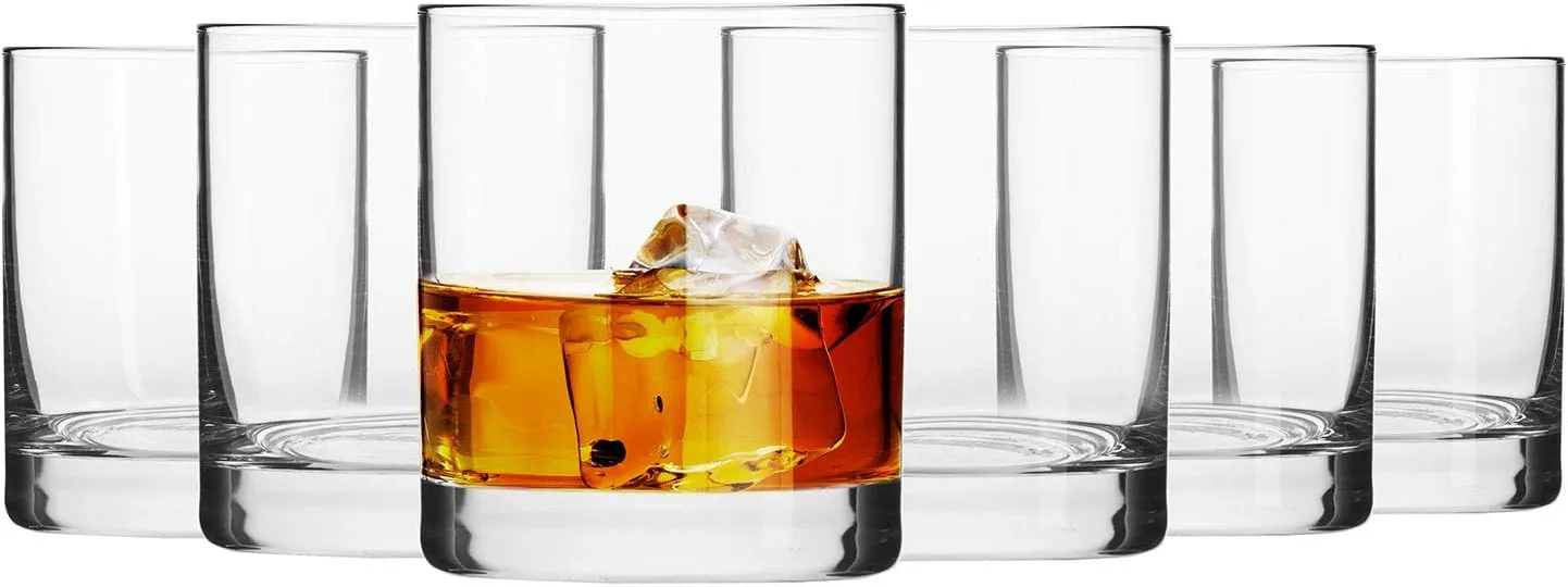 Bild von Krosno Tumbler Set mit 6 Whisky-Gläsern, 300 ml, spülmaschinenfest, ideal für Zuhause und Partys