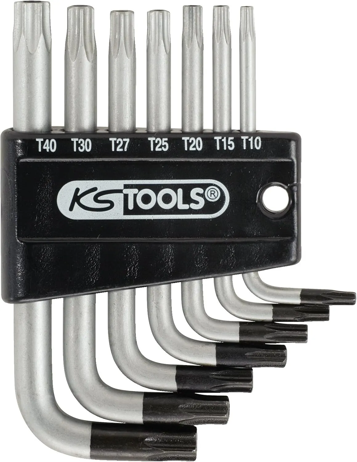 Bild von KS Tools TX Winkelschlüssel Satz 151.4150 mit 7 Teilen und Bohrung