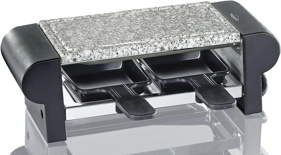Bild von Küchenprofi Raclette Hot Stone Duo für zwei Personen mit Grillplatte und zwei Pfännchen