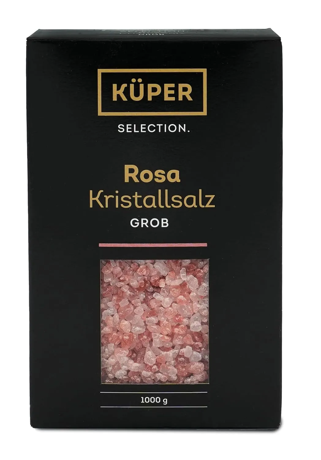 Bild von Küper Selection 1000g grobes rosa Kristallsalz für die Salzmühle
