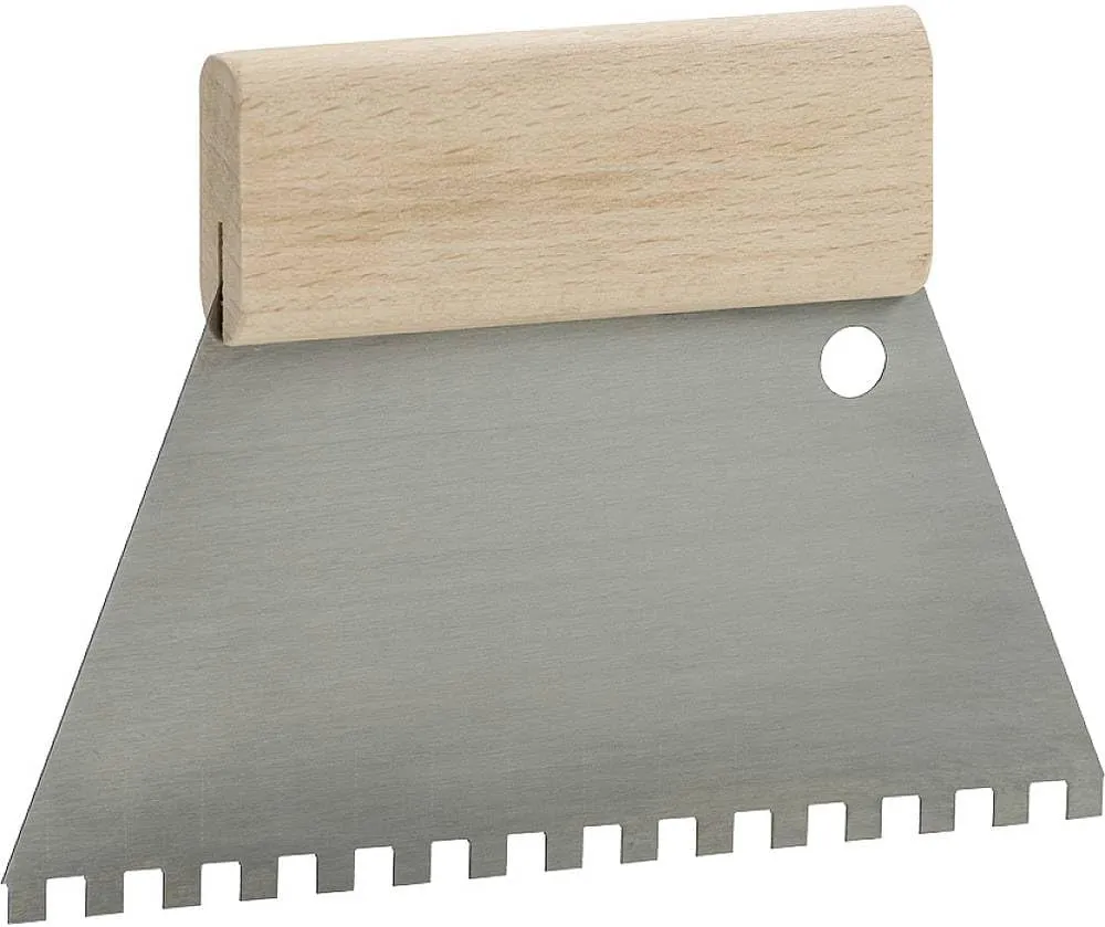 Bild von kwb Zahnspachtel aus blankem Stahl mit 6 mm Breite