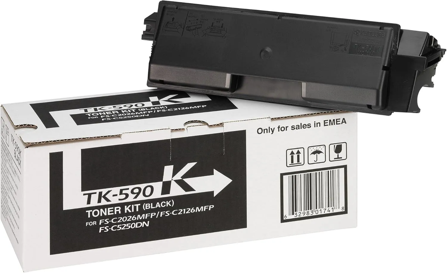 Bild von Kyocera TK-590K Tonerkartusche schwarz für bis zu 7000 Seiten