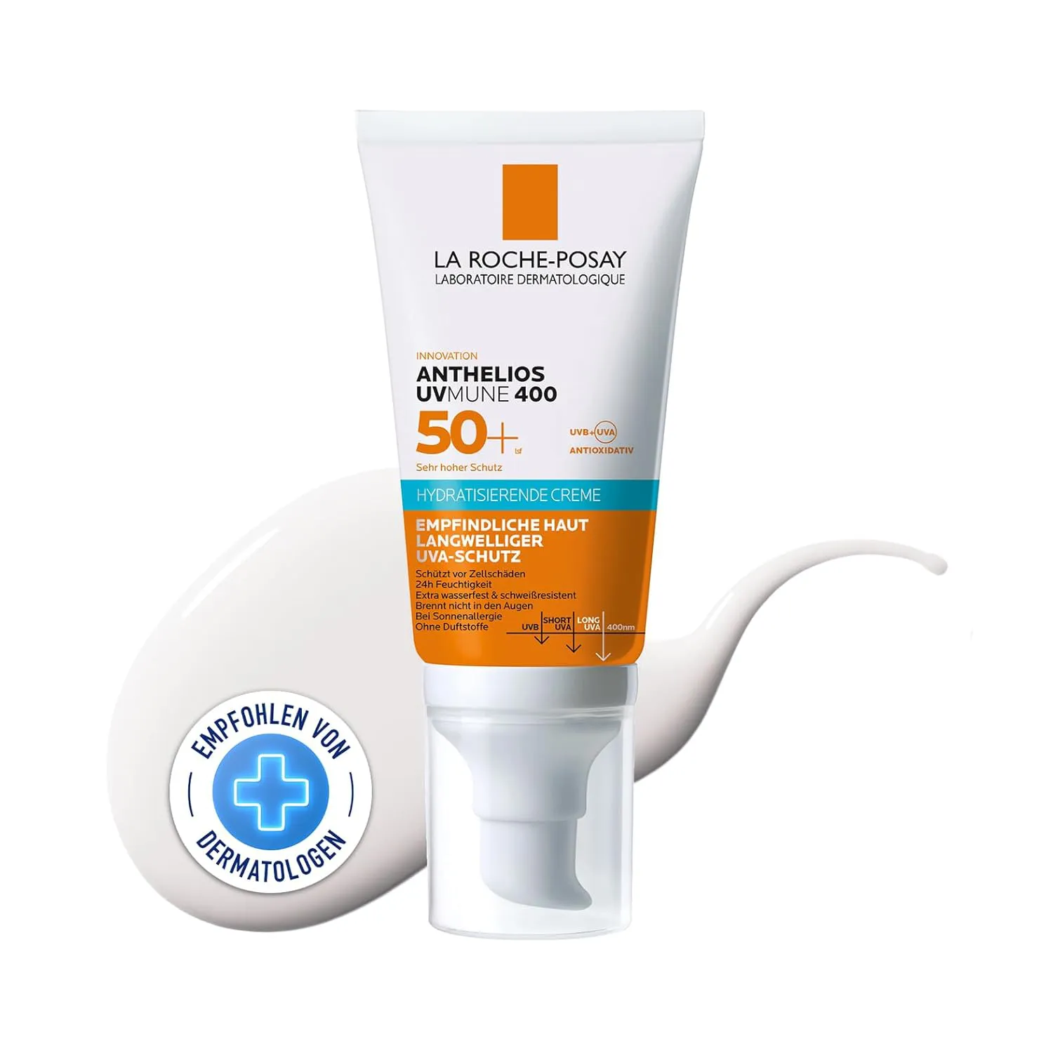 Bild von La Roche Posay ANTHELIOS Hydratisierende Creme mit LSF 50+ für trockene und empfindliche Haut, 50 ml