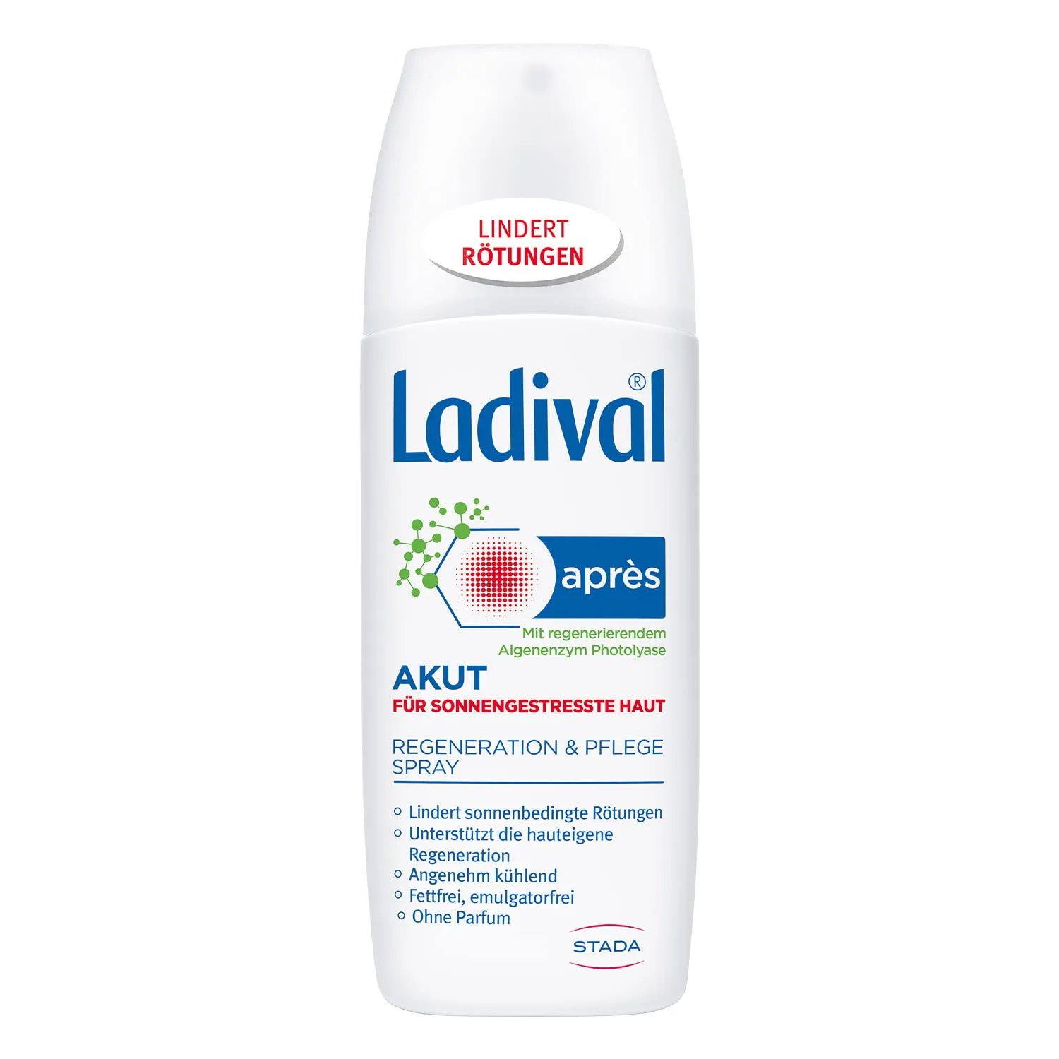 Bild von Ladival Akut Beruhigungsspray mit kühlender Wirkung zur Hautregeneration nach Sonnenexposition, 150 ml