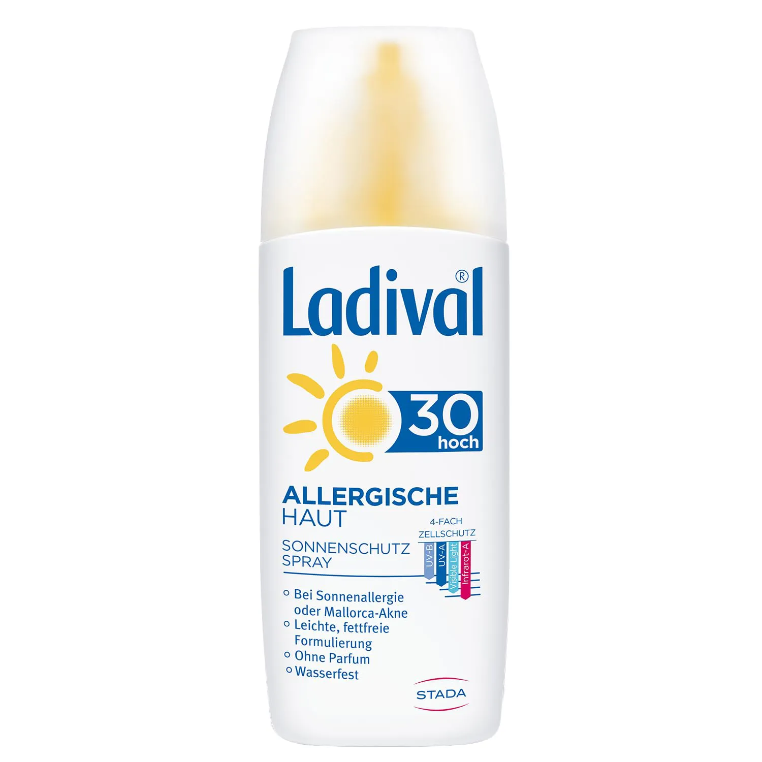 Bild von Ladival Sonnencreme Spray LSF 30 für allergische Haut, parfümfrei, 150 ml