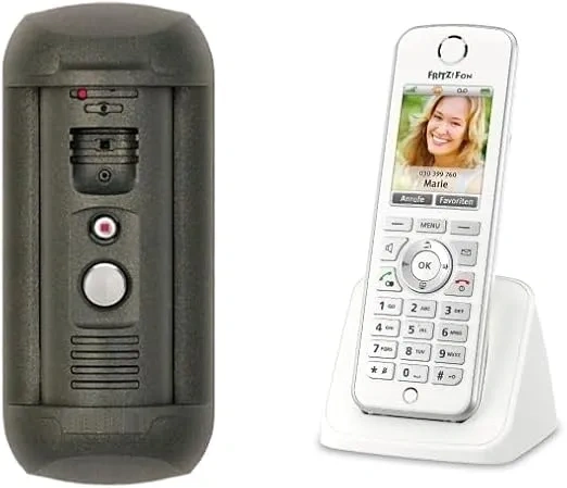 Bild von LAN IP Video Türsprechanlage ALP-600 mit Fritz Fon C4, Überwachungskamera, PC und Smartphone Steuerung, FTP Anbindung