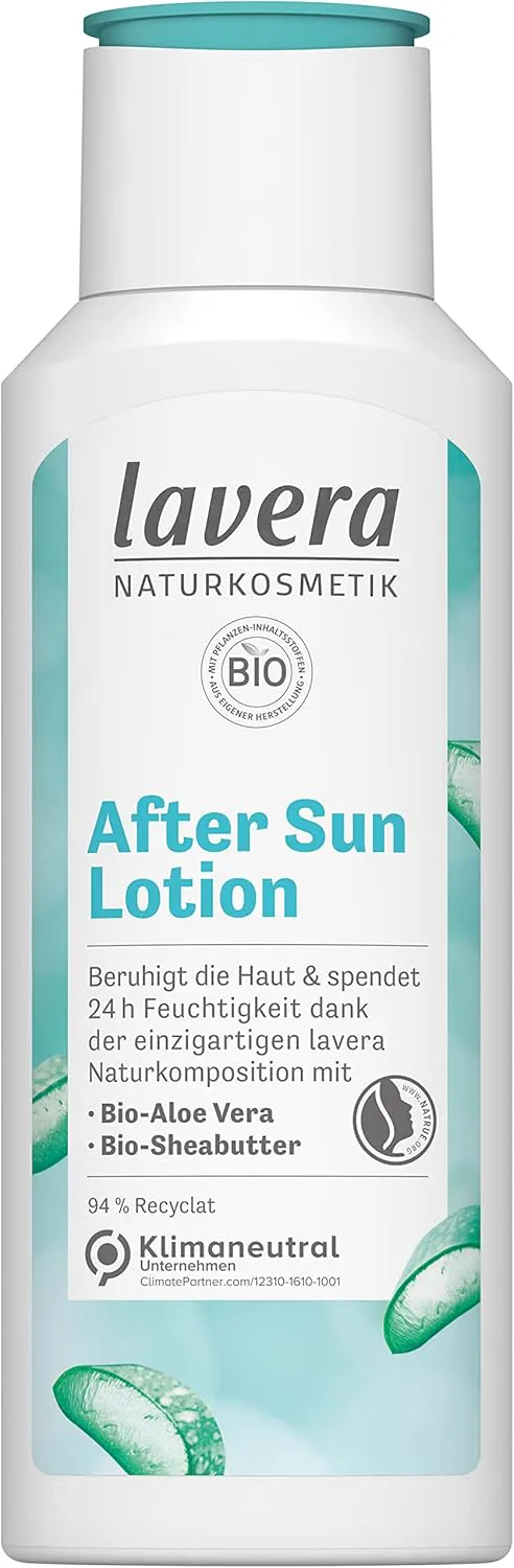 Bild von Lavera After Sun Lotion mit 200 ml, vegan und zertifiziert, für Sonnenschutz und Hautpflege