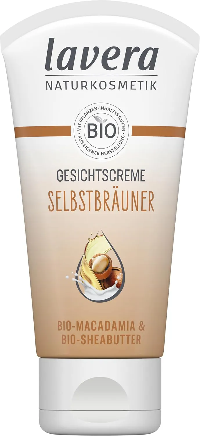 Bild von lavera Selbstbräunungscreme für das Gesicht, 50 ml, feuchtigkeitsspendend und vegan