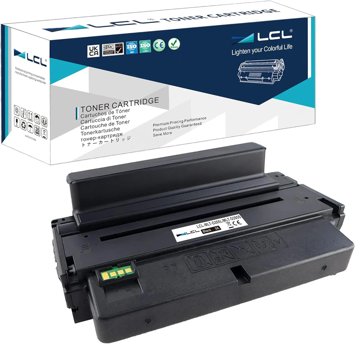 Bild von LCL Tonerkartusche MLT-D205L für Samsung Drucker mit einer Reichweite von 5000 Seiten in Schwarz
