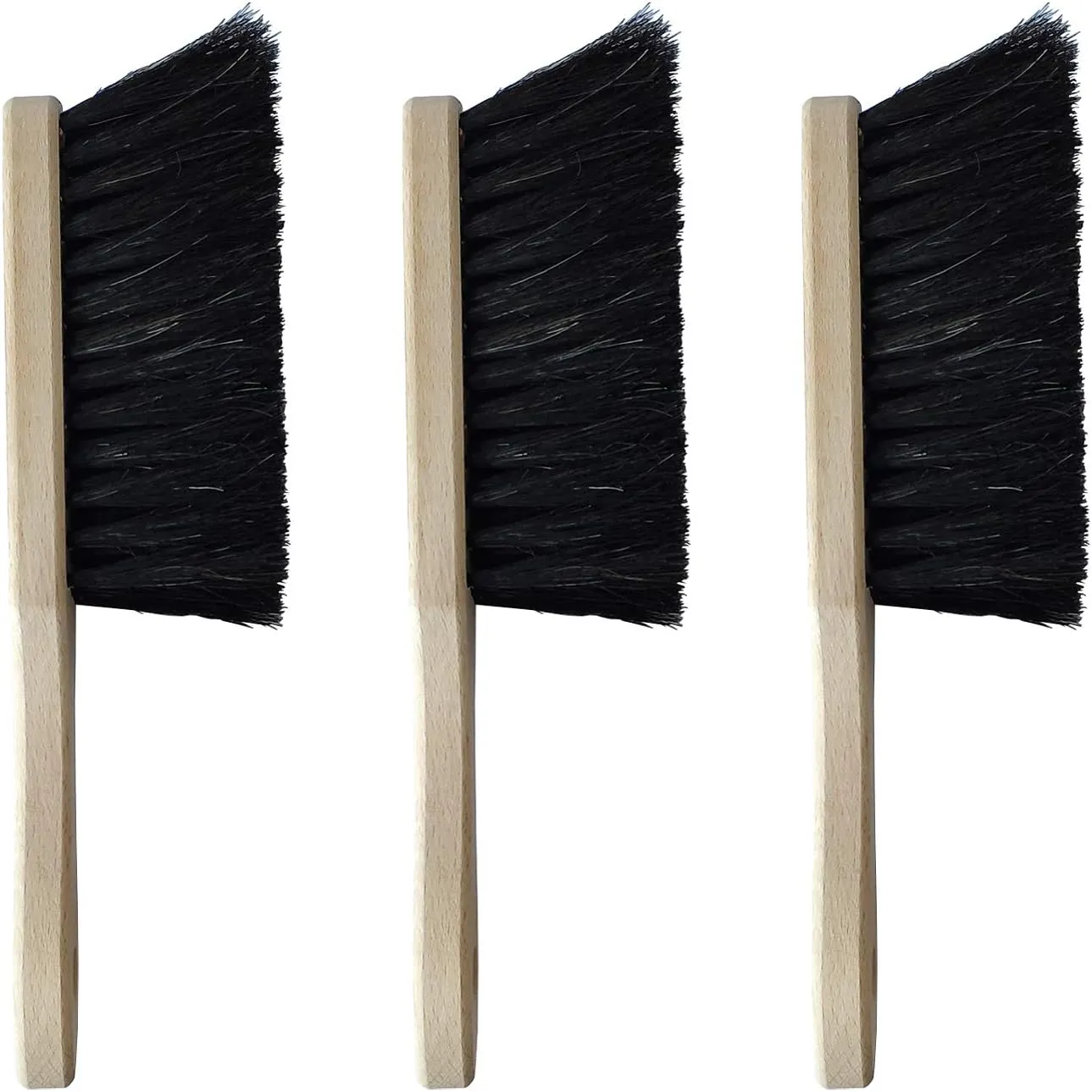 Bild von Lead Home Set mit 3 Handfegern aus Naturhaar, Made in Germany