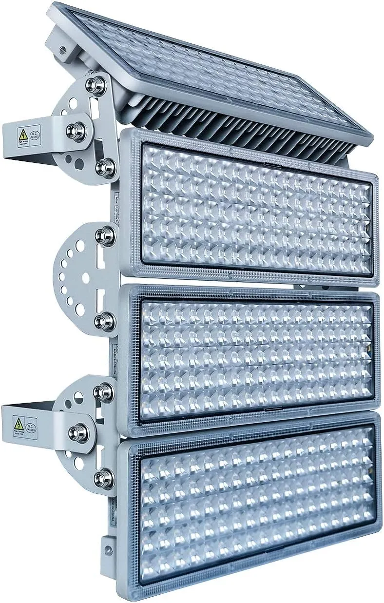 Bild von LED Flutlichtstrahler 400W mit 40000 Lumen, 6500K, IP67 wasserfest, 4 einstellbare Winkel