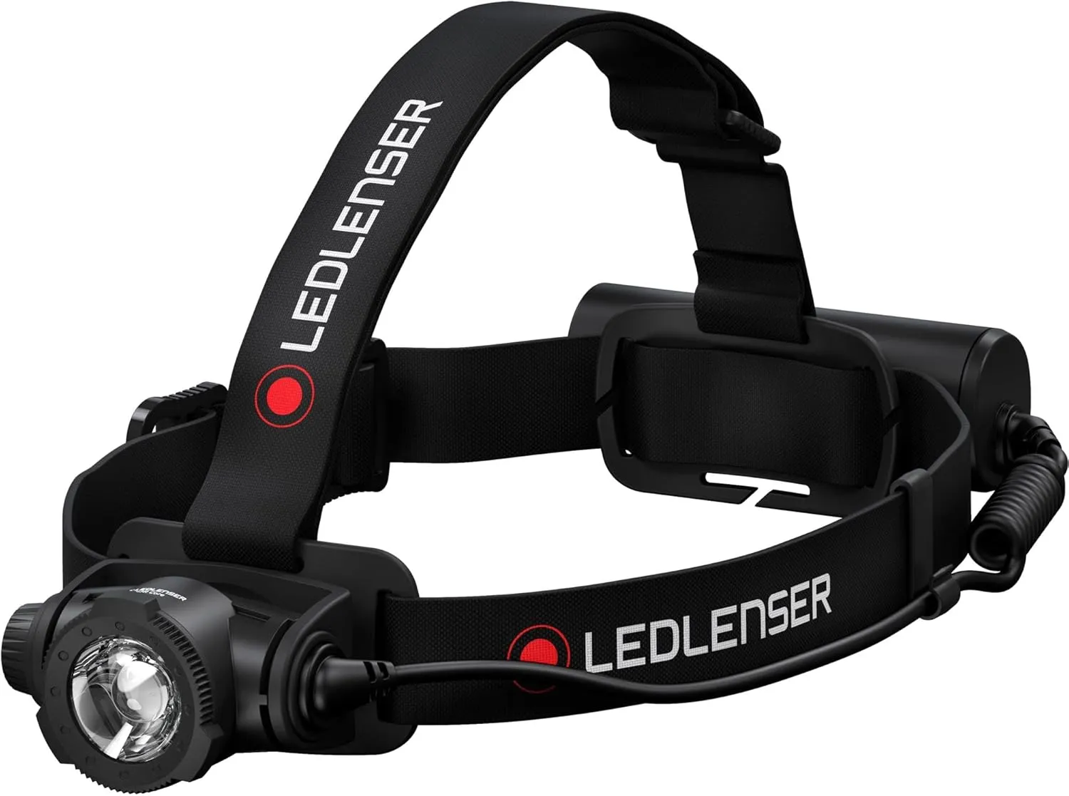 Bild von Ledlenser H7R Core Stirnlampe mit 1000 Lumen, aufladbarem Lithium Akku und wasserdichtem Design, fokussierbar und dimmbar, Leuchtweite bis 250 Meter, inklusive USB Magnetladekabel