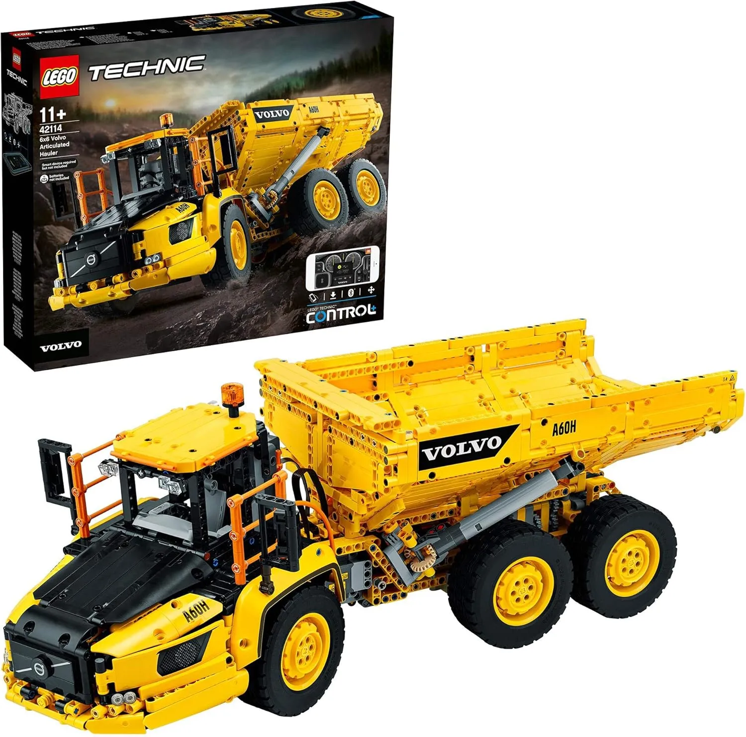 Bild von LEGO 42114 Technic Volvo Dumper 6x6 ferngesteuertes Modellauto für Kinder und Erwachsene