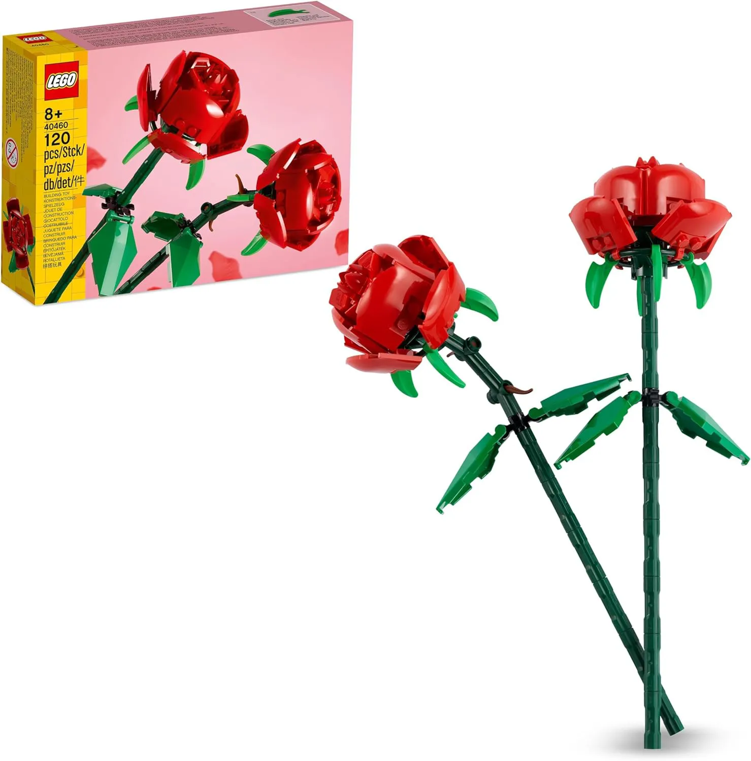 Bild von LEGO Botanical Collection 40460 Set mit Kunstblumen für Deko im Kinderzimmer oder am Schreibtisch
