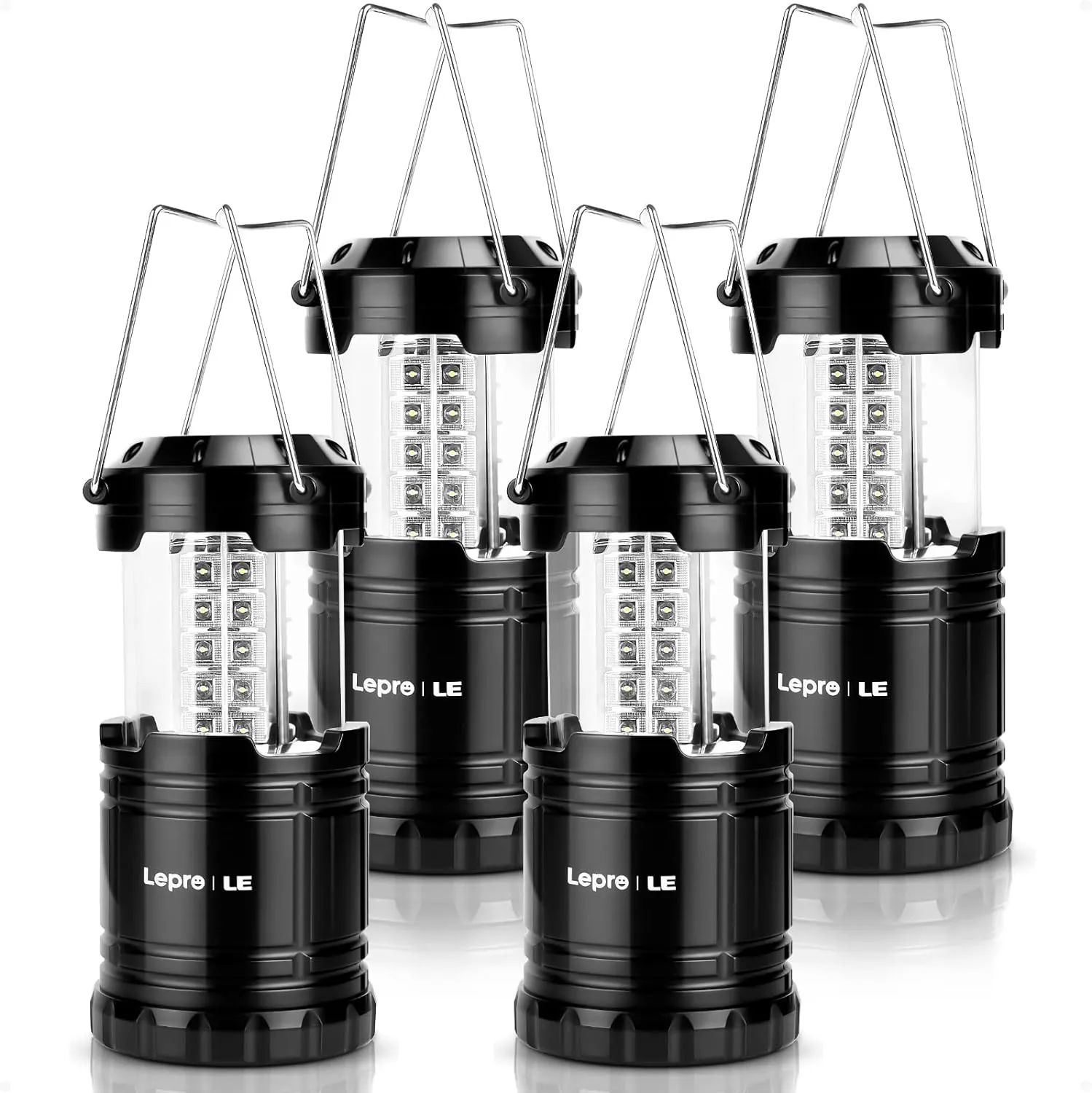 Bild von Lepro Faltbare Campinglampe im 4er Pack