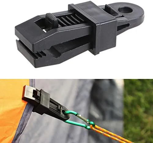Bild von Leww 12-teiliges Set mit strapazierfähigen Planenclips für Outdoor-Anwendungen