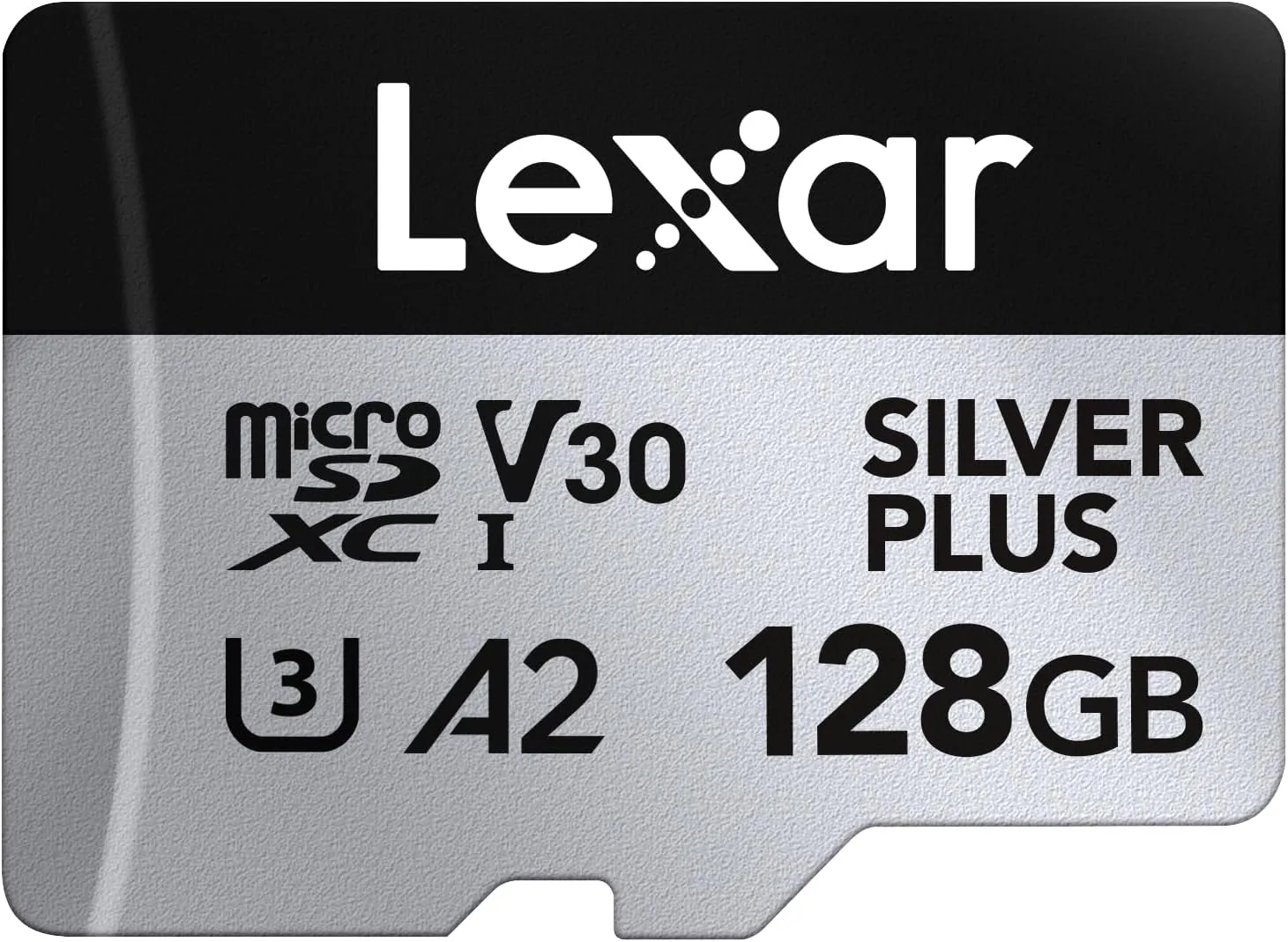 Bild von Lexar Silver Plus Micro SD Karte 128 GB mit bis zu 205 MB/s Lesegeschwindigkeit und 150 MB/s Schreibgeschwindigkeit, inklusive SD Adapter und 4K UHD Unterstützung