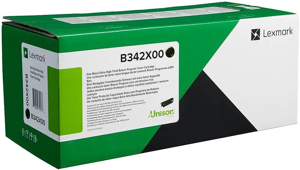 Bild von Lexmark B342X00 schwarze Tonerkartusche, 1 Stück