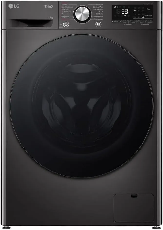 Bild von LG W4WR7096YB Frontlader Waschtrockner mit 9 kg Waschen und 6 kg Trocknen, Wi-Fi, AI Direct Drive, Dampfreinigung, TurboWash 360, in Weiß mit gehärteter Glastür