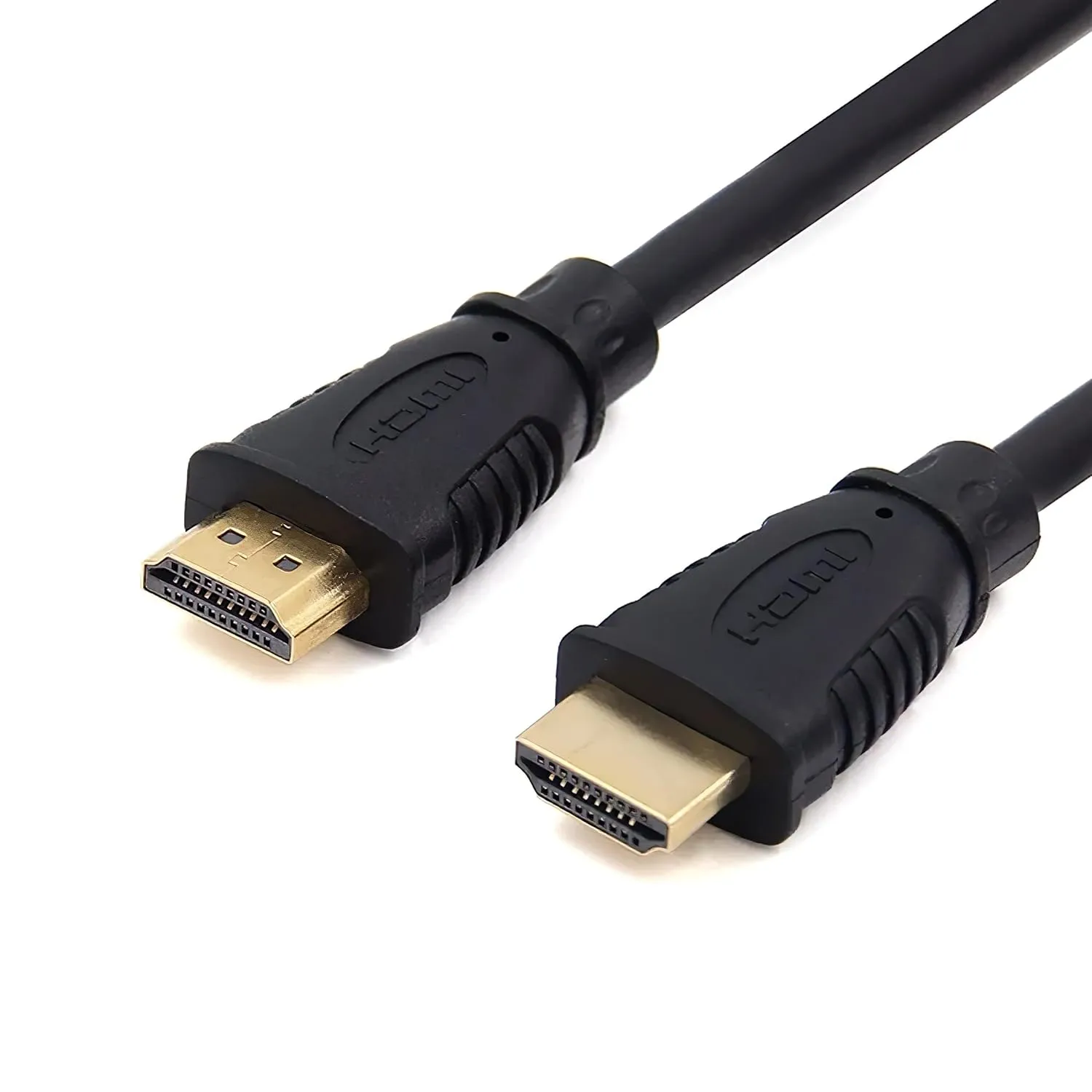 Bild von Libox HDMI Kabel 3m in Schwarz mit 18 Gbit/s High Speed und vergoldeten Anschlüssen für 4K Ultra HD und 3D