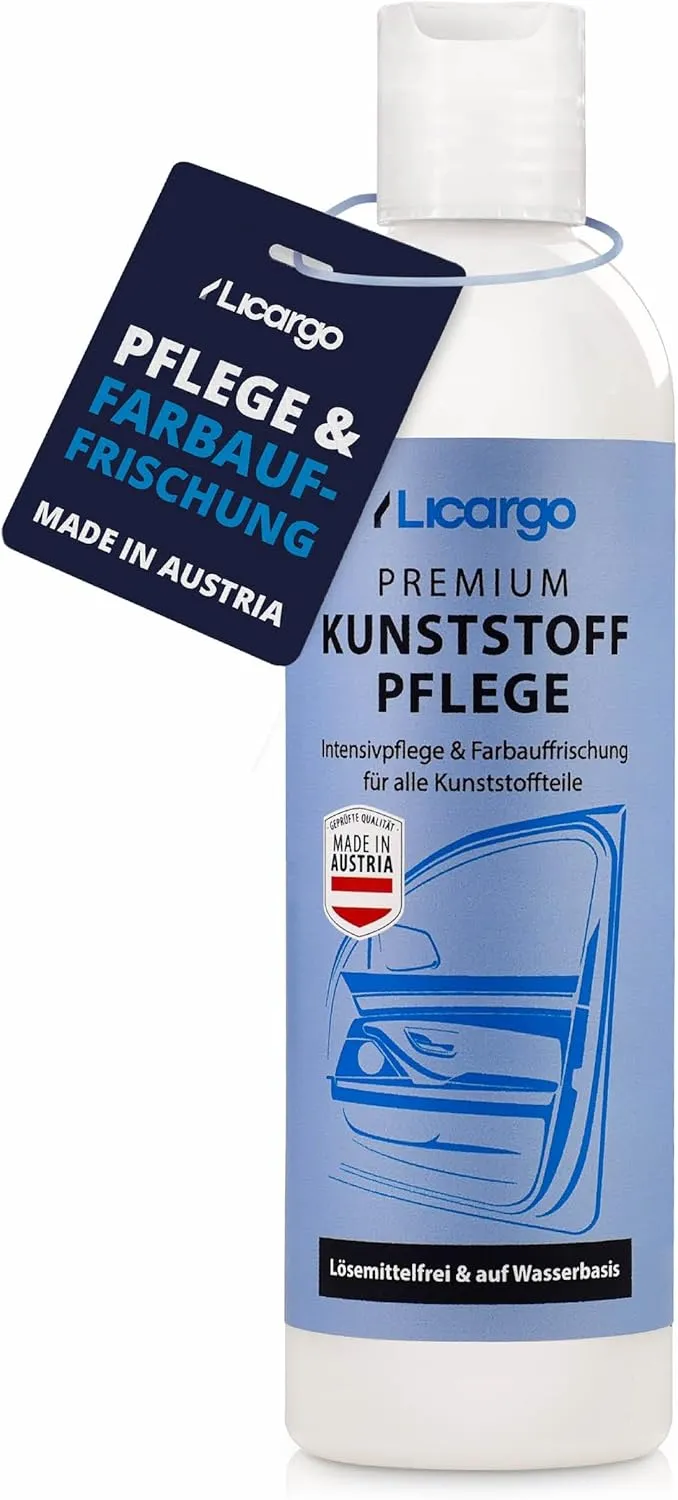 Bild von LICARGO Kunststoffpflege für Autos 250 ml Intensivpflege und Farbauffrischung für Innen- und Außenkunststoffe