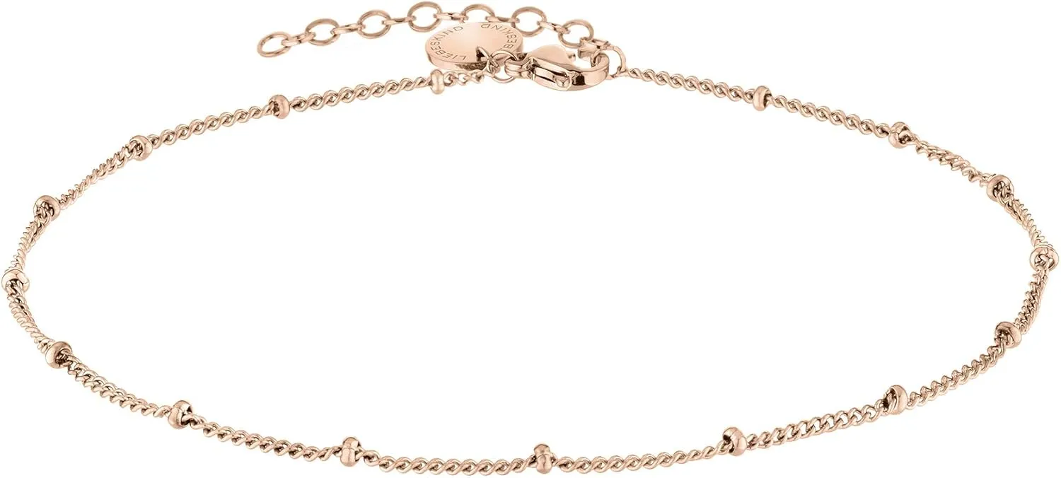 Bild von Liebeskind Berlin Fußkette LJ-0590-A-27 aus roségold beschichtetem Edelstahl