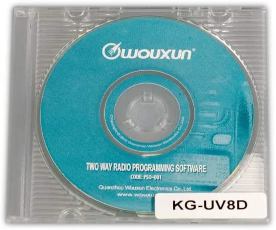 Bild von LIFE IS SIMPLE Programmiersoftware für Wouxun KG-UV8D mit benötigtem Programmierkabel