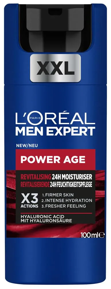 Bild von L'Oréal Men Expert Power Age Gesichtscreme mit Hyaluronsäure für Männer, 100 ml