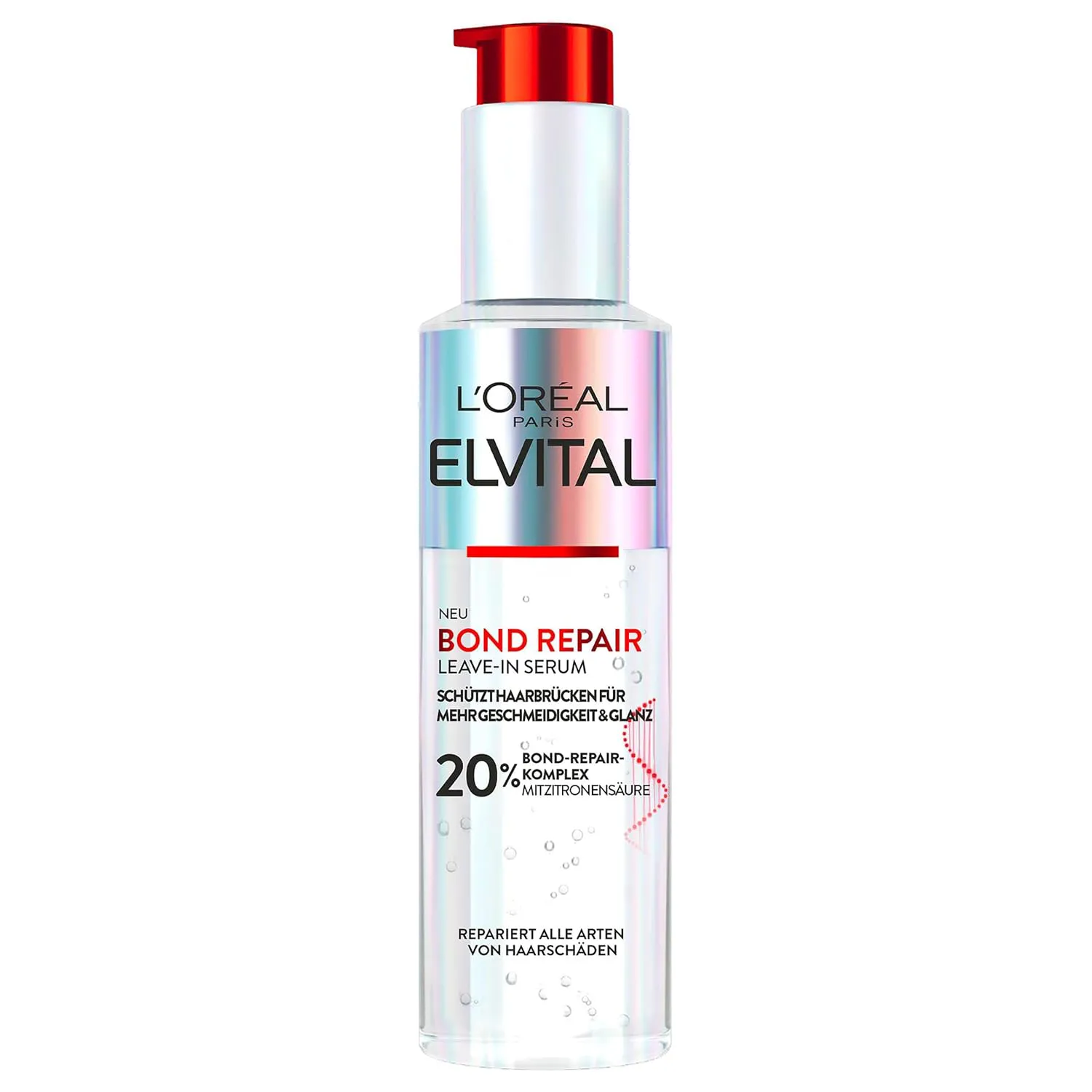 Bild von L'Oréal Paris Elvital Bond Repair Leave-In Serum mit 150 ml für Haarreparatur und Schutz vor Haarschäden