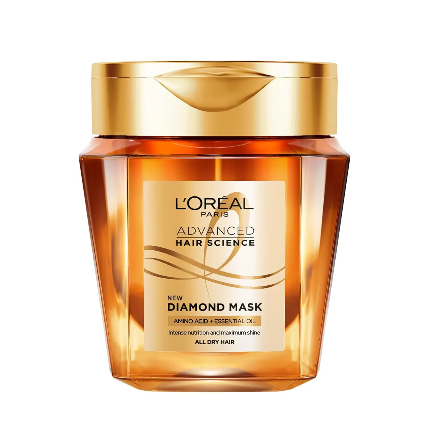 Bild von L'Oréal Paris Nährende Diamant-Maske mit Aminosäuren und ätherischen Ölen, 250 ml