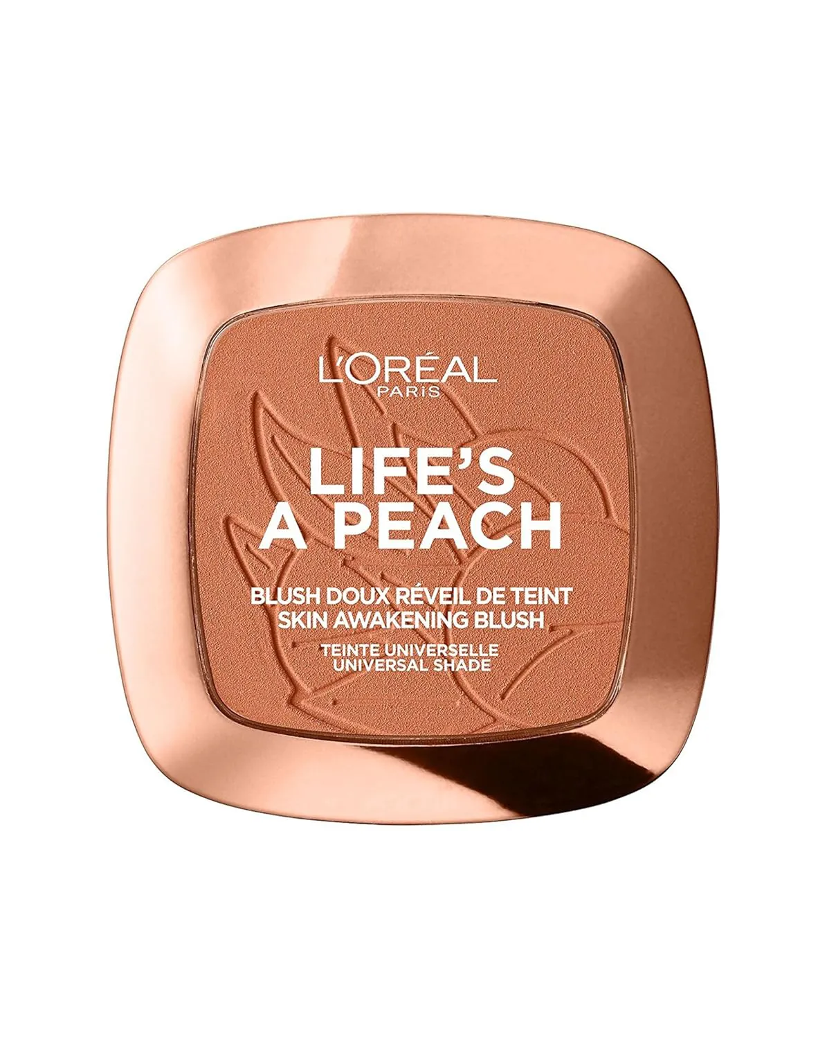 Bild von L'Oréal Paris Rouge Puder Nr. 01 Life's a Peach mit lichtreflektierenden Pigmenten, 9 g